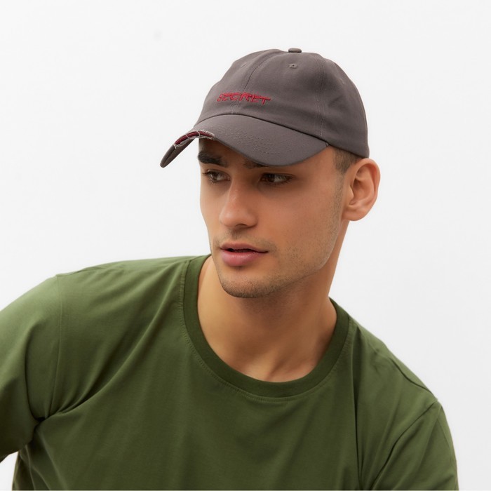 Бейсболка MINAKU цвет темно-серый , размер 56-58 Бейсболка MINAKU цвет темно-серый , размер 56-58