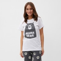 Пижама женская (футболка, брюки) KAFTAN Bear, размер 40-42