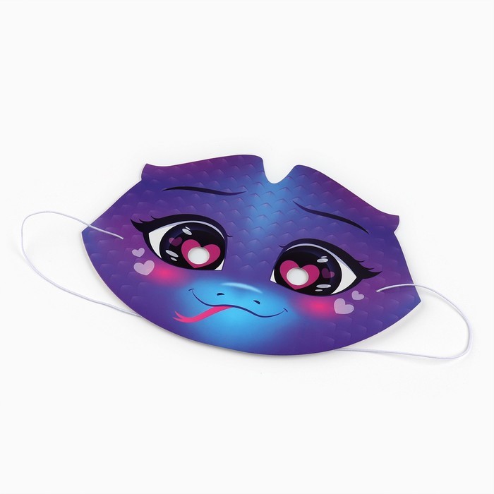 Новогодняя маска карнавальная «Новый год: Змейка», 24,8 х 17,9 см