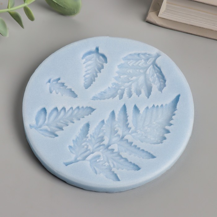 Молд "Листья травинки" от 1х2 см до 3,7х7 см МИКС