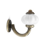 Крючок мебельный CAPPIO CAMELLIA, однорожковый, цвет бронза