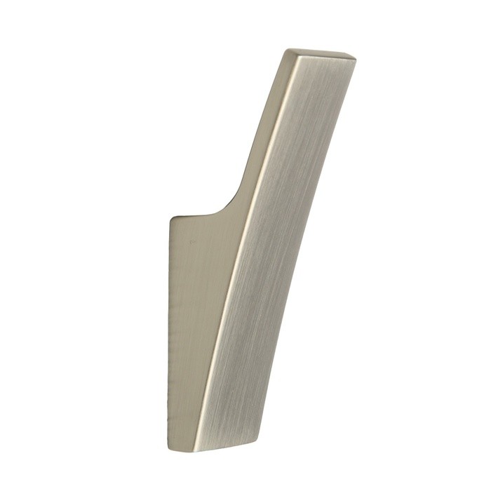 Крючок мебельный CAPPIO ASPHODEL, однорожковый, цвет сатиновый никель