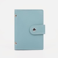 Визитница на кнопке, 26 карт, цвет чёрный