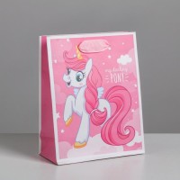 Пакет ламинированный вертикальный My darling pony, ML 23 × 27 × 11,5 см