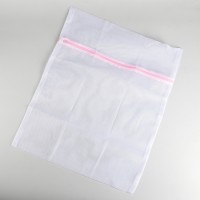 Мешок для стирки белья Доляна, 30×40 см, мелкая сетка, цвет белый