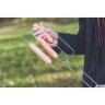 Вилка - гриль для сосисок maclay, для мангала, 12×20 см, хромированная сталь