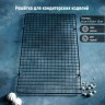 Решётка для глазирования и остывания кондитерских изделий KONFINETTA, 40×25×1.5 см, чёрная