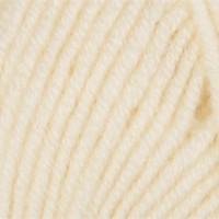 Пряжа "Lanagold" 51% акрил, 49% шерсть 240м/100гр (62 молочный)