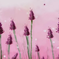 Штора для ванной Доляна «Лаванда», 180×180 см, EVA