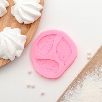 Молд «Листва», 7,5×6,5 см, цвет МИКС