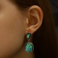 Серьги «Галиотис» абстракт