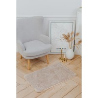 Коврик для дома Доляна «Нина», 50×80 см, ворс короткий, цвет серый