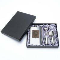 Подарочный набор «СССР»: фляжка 270 мл 4 стопки, воронка, брелок