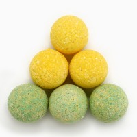 Бомбочки для ванны «Яркого праздника», 6×20 г, аромат яблочный пунш, Чистое счастье