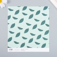 Бумага для скрапбукинга "Листья авокадо" плотность 180 гр 30,5х32 см