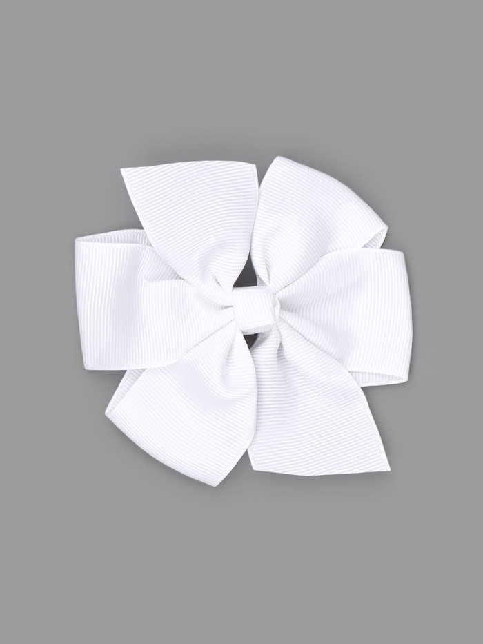 Бант для волос на заколке белый, Принцессы Дисней