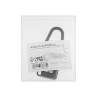 Замок навесной кодовый ТУНДРА ZK022, цвет голубой