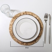Салфетка сервировочная на стол Доляна «Песок», d=25 см