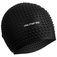 Шапочка для бассейна взрослая ONLITOP Swim, силиконовая, обхват 54-60 см, цвета микс