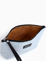 Косметичка на молнии, с ручкой, цвет голубой