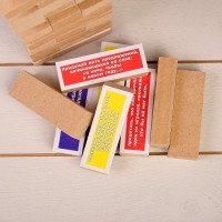 Падающая башня  "Новогодняя Дженга пати", 54 бруска, 30 х 8 см