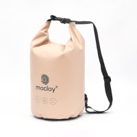 Гермомешок туристический maclay, 30 л, 500D, с лямкой, бежевый