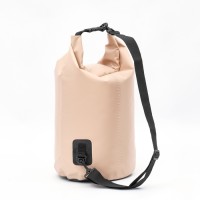 Гермомешок туристический maclay, 30 л, 500D, с лямкой, бежевый