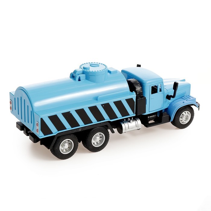 Грузовик металлический «Топливо», инерционный, цвет оранжевый