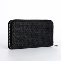 Кошелёк на молнии, цвет чёрный