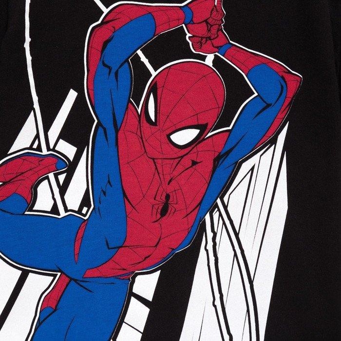 Футболка детская Человек-Паук, рост 86-92, черный