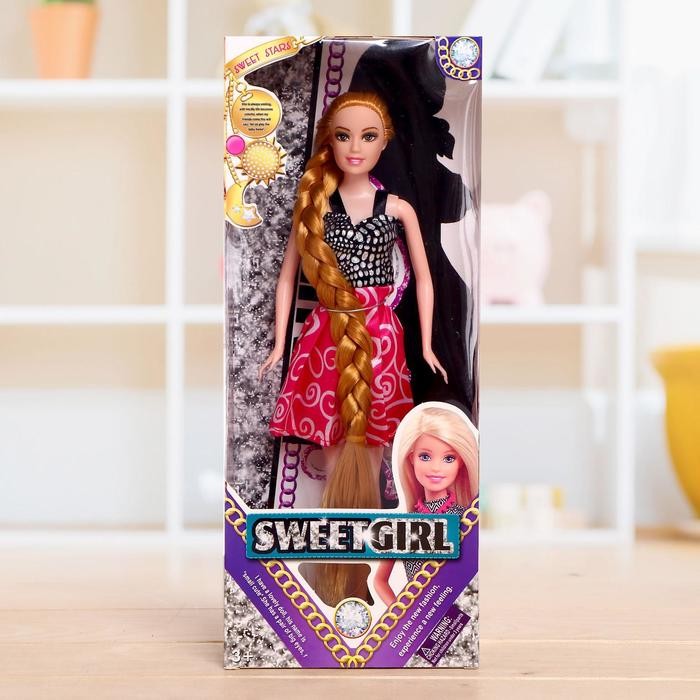 Кукла-модель «Вера» в платье, МИКС