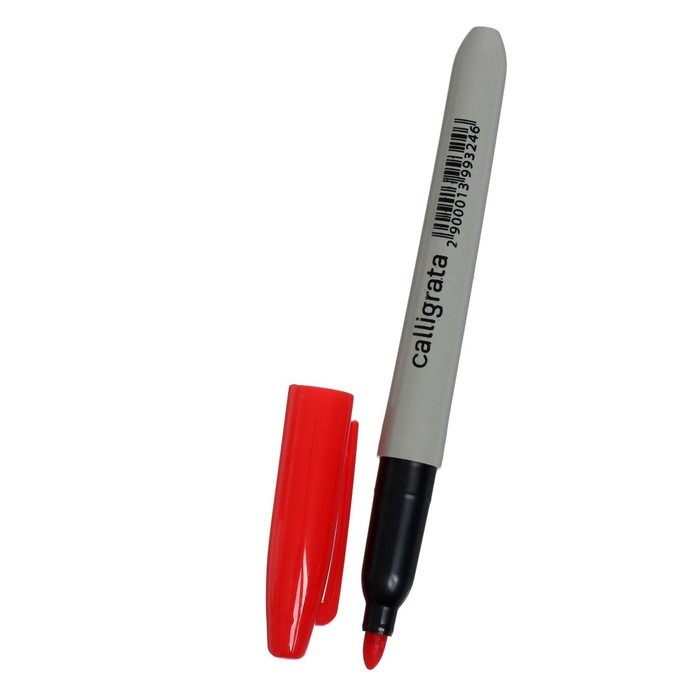 Маркер перманентный Calligrata, красный, узел 3.0 мм