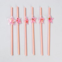 Трубочки для коктейля «Ягодки», набор, 6 шт