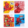 Тетрадь 18 листов, линейка, "Spider-Man", 4 вида МИКС, Человек-паук