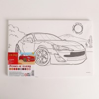 Картина по номерам для детей «Ралли в пустыне», 20 х 30 см