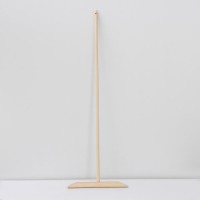 Швабра деревянная для мытья пола, 120 см, с резьбой, берёза ВС, колодка 40 см