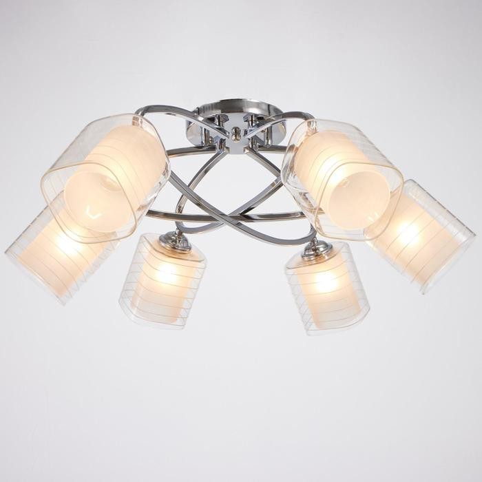 Люстра 6591177/6 E27 40Вт хром 72х72х24 см BayerLux