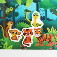 Весёлые липучки «Изучаем животных»