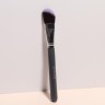 Кисть для макияжа «Brush GRAPHITE», 17,5 см, цвет тёмно серый/серебристый