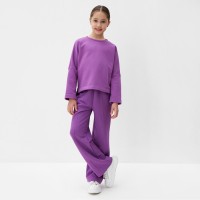 Свитшот детский MINAKU, лавандовый, рост 146 см