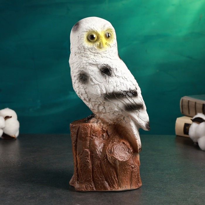 Копилка "Сова полярная" 14х12х27см