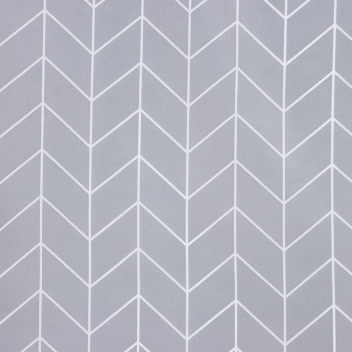 Штора для ванной SAVANNA, 180×180 см, серая