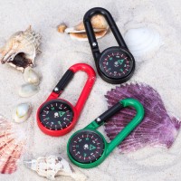 Компас с карабином, 2603, d=3 см, цвета МИКС