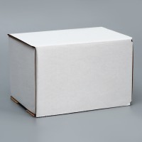 Коробка самосборная, белая, 17×12×10 см