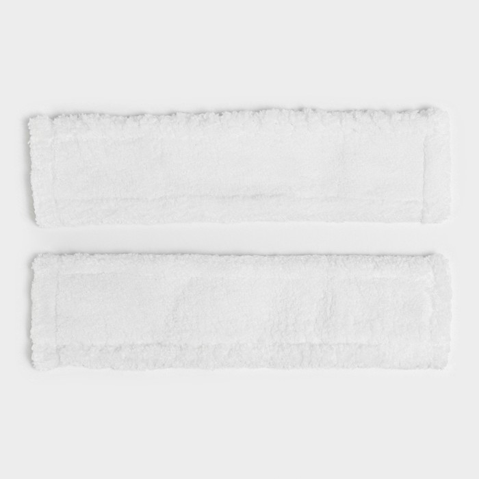 Сменные насадки для окномойки Raccoon, 2 шт., 25×6 см, белая