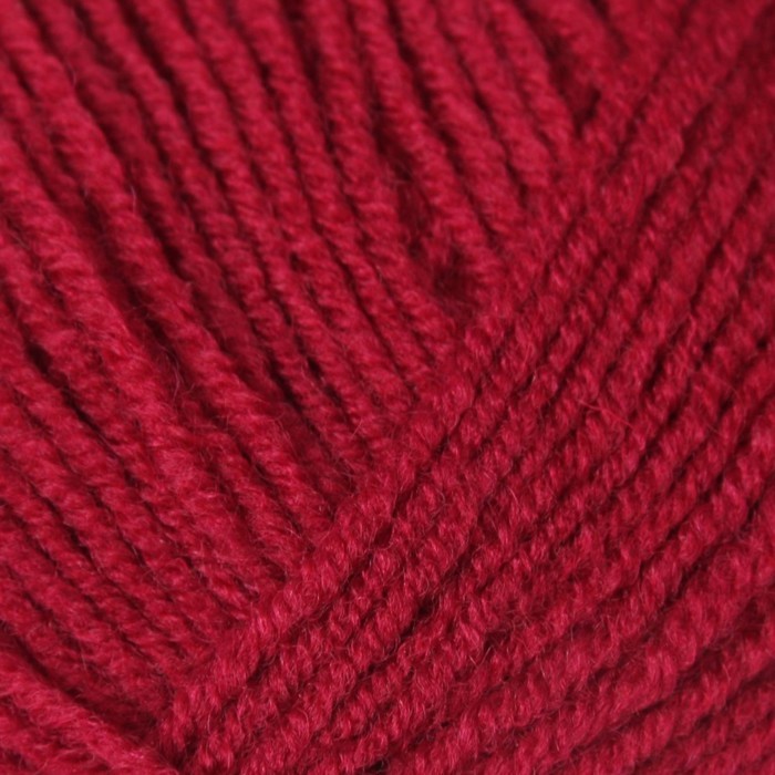 Пряжа "Lanagold fine" 49% шерсть, 51% акрил 390м/100гр (390 вишня)