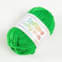 Пряжа 100% акрил "Softy Kids" 90м ±5м 50 гр цвет 46 нефрит