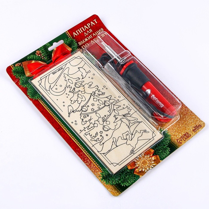 Набор для выжигания по дереву «Новый год!»