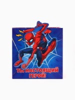 Пакет подарочный «Супергерой», объёмный декор, 22×22×10 см