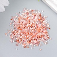 Бисер стекло 12/0 "Перламутр. Розовое ассорти" 10 гр